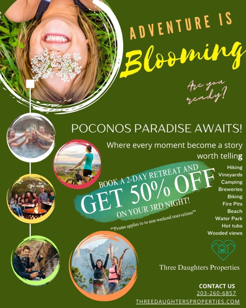 Pocono Mountain Home , Hot Tub- 1 Mile To Skiing! Tannersville Esterno foto